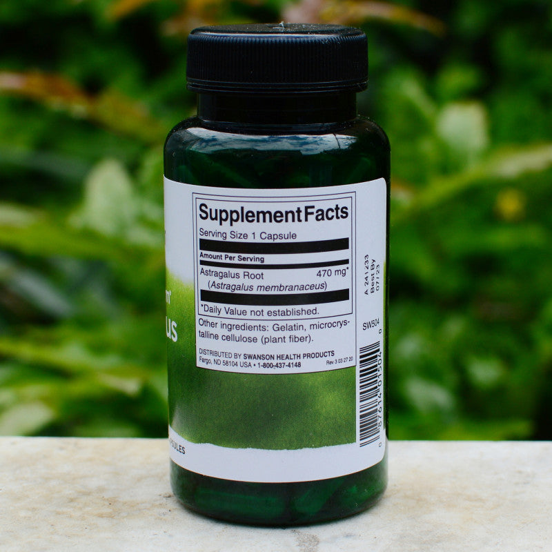 Încărcați imaginea în vizualizatorul Galerie, Astragalus Root Full Spectrum, 470mg, Swanson, 100 capsule SW504
