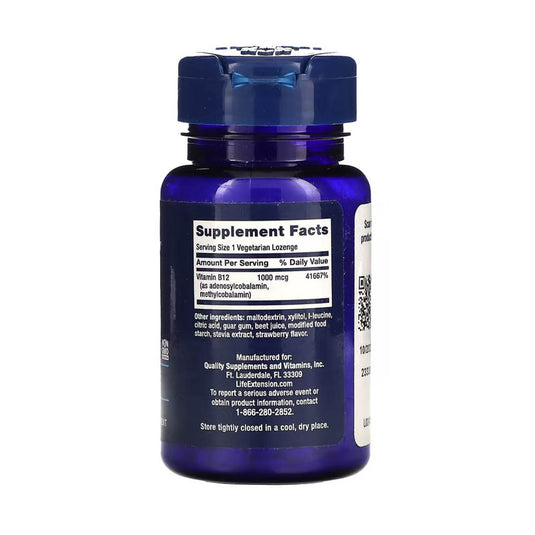 B12 Elite, 1000 mcg, Life Extension, 60 drajeuri