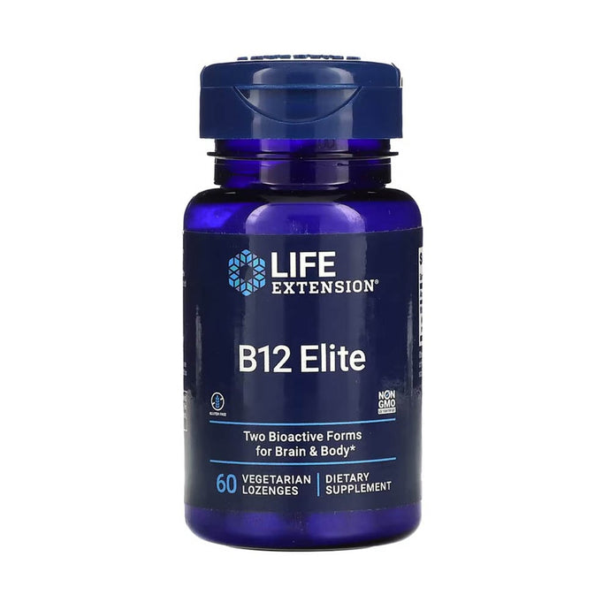 B12 Elite, 1000 mcg, Life Extension, 60 drajeuri