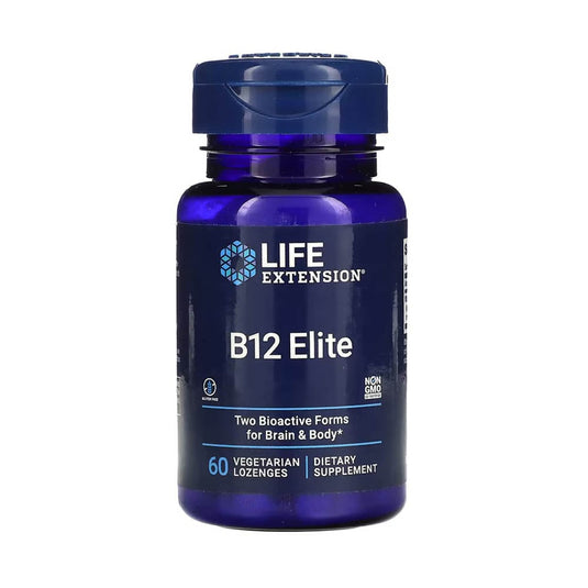 B12 Elite, 1000 mcg, Life Extension, 60 drajeuri