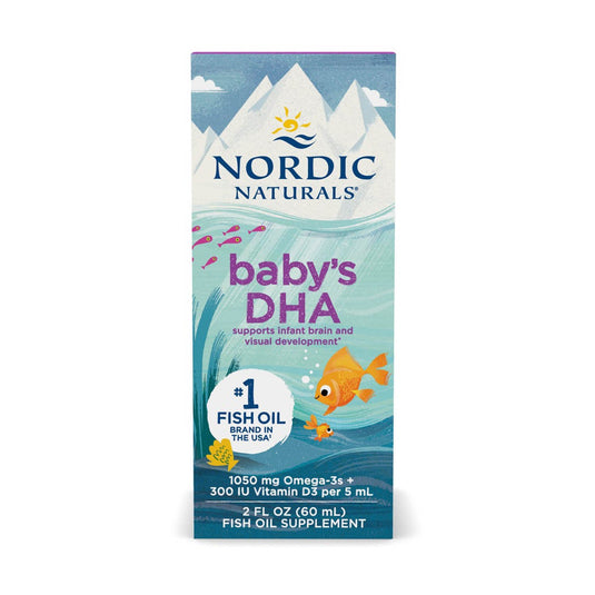 Baby's DHA with Vitamin D3, 1,050 mg, Nordic Naturals, 60ml