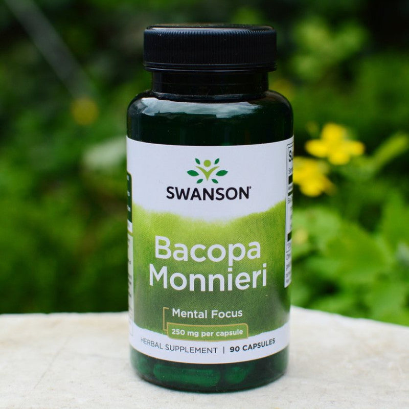 Încărcați imaginea în vizualizatorul Galerie, Bacopa Monnieri, 250mg, Swanson, 90 capsule SWH145
