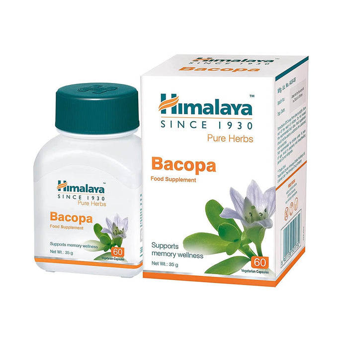 Bacopa Monnieri (Brahmi), Himalaya, 60 capsule