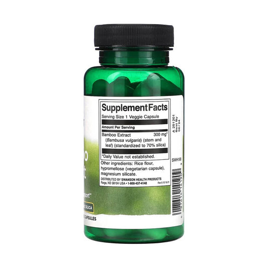 Bamboo Extract (Bambus), 300 mg, Swanson, 60 capsule SWH190