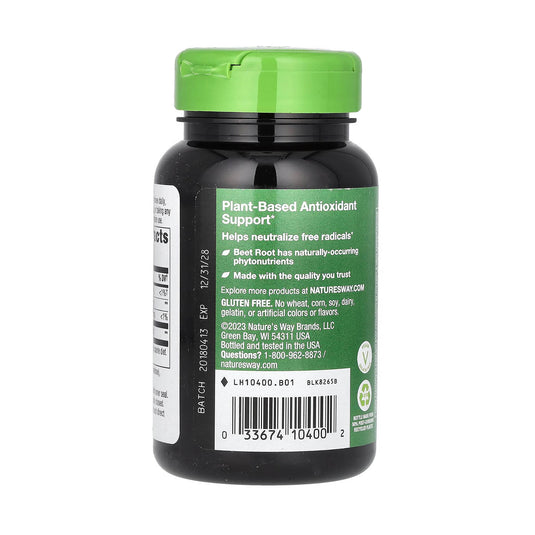 Beet Root (Sfecla Rosie), 500 mg, Nature's Way, 100 capsule