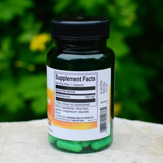 Benfotiamine (Vitamina B1), 160 mg, Swanson, 60 capsule SWU976