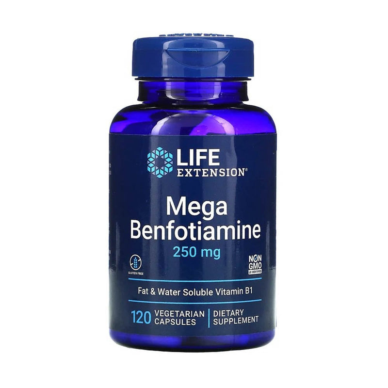 Încărcați imaginea în vizualizatorul Galerie, Benfotiamine with Thiamine, 100mg, Life Extension, 120 capsule
