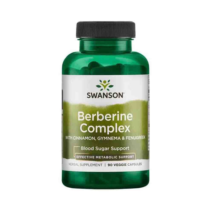 Berberine Complex with Cinnamon, Gymnema & Fenugreek, Swanson, 90 capsule SW1629
