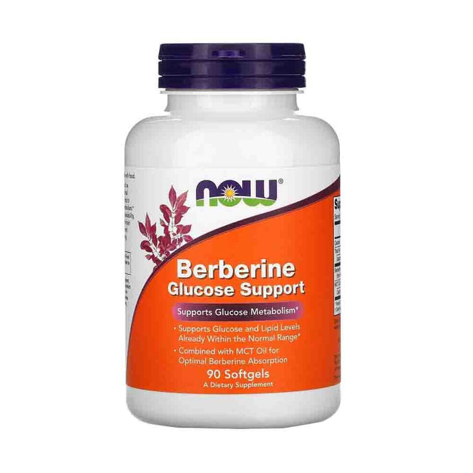 Berberine Glucose Support, Now Foods, 90 softgels