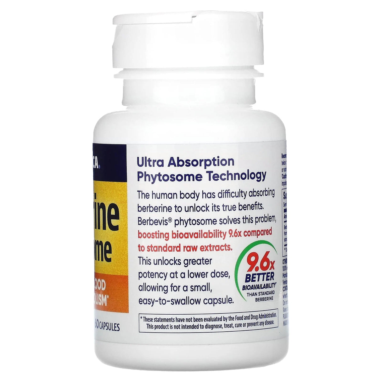 Berberine Phytosome, Enzymedica, 60 capsule