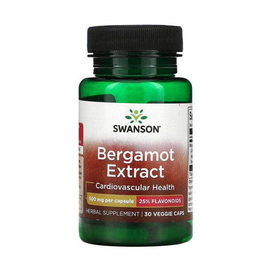 Bergamot Extract with BERGAVIT, 500mg, Swanson, 30 capsule SWH260