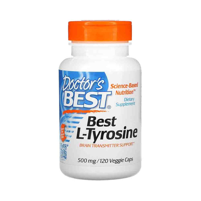 Best L-Tyrosine (Tirozina), 500mg, Doctor's Best, 120 capsule