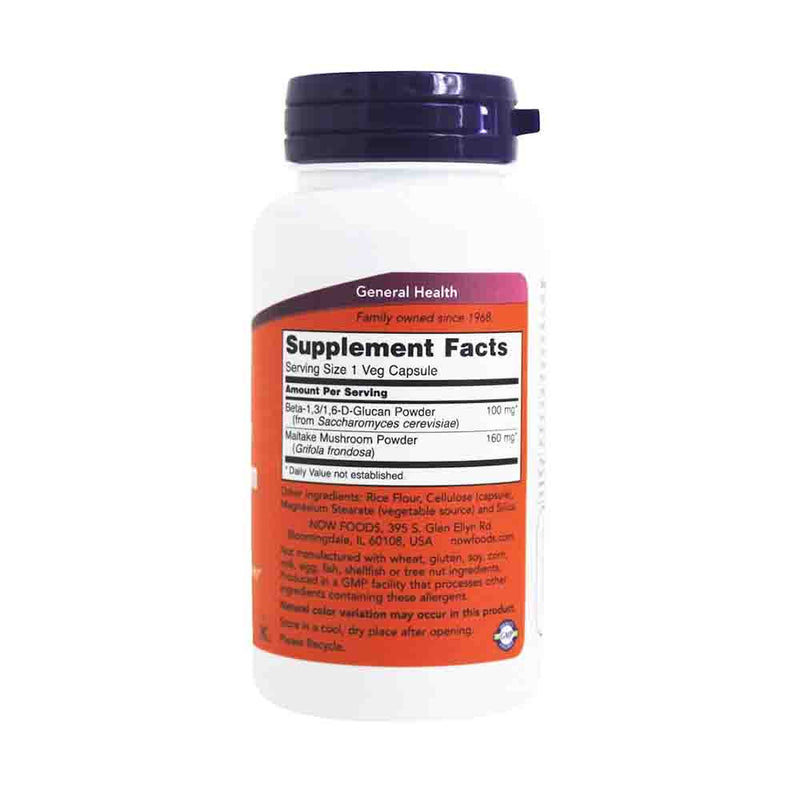 Încărcați imaginea în vizualizatorul Galerie, Beta 1,3/1,6 D-Glucan, 100 mg, Now Foods, 90 capsule
