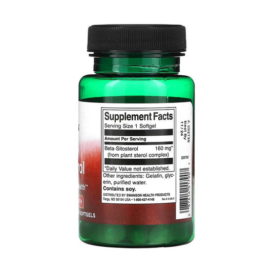 Beta-Sitosterol, (Fitosterol) 160 mg, Swanson, 60 capsule SW790