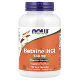 Betaine HCL (Clorhidrat de Betaina), 648 mg, Now Foods, 120 capsule