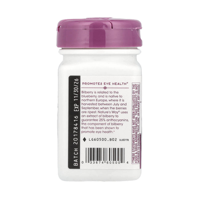 Încărcați imaginea în vizualizatorul Galerie, Bilberry Extract (Afin și Soc Negru), Nature&#39;s Way, 60 Capsule
