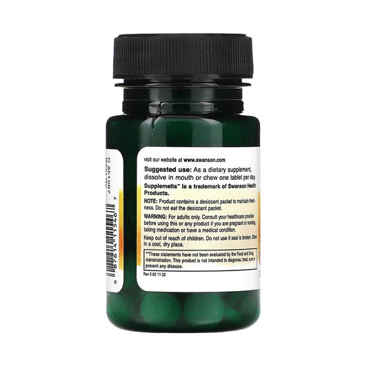 Biotin Sublingual (Vitamina B7) 5000 mcg, Swanson, 60 drajeuri SW1546