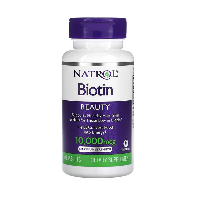 Încărcați imaginea în vizualizatorul Galerie, Biotin Fast Dissolve, 10.000 mcg, Natrol, 60 tablete
