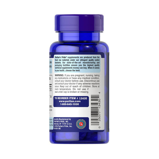 Biotina (Vitamina B7), 5000 mcg, Puritan's Pride, 60 capsule