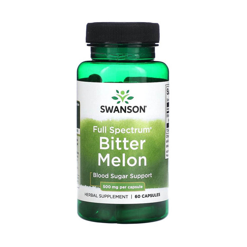 Încărcați imaginea în vizualizatorul Galerie, Bitter Melon (Pepene Amar), 500mg, Swanson, 60 capsule SW1161
