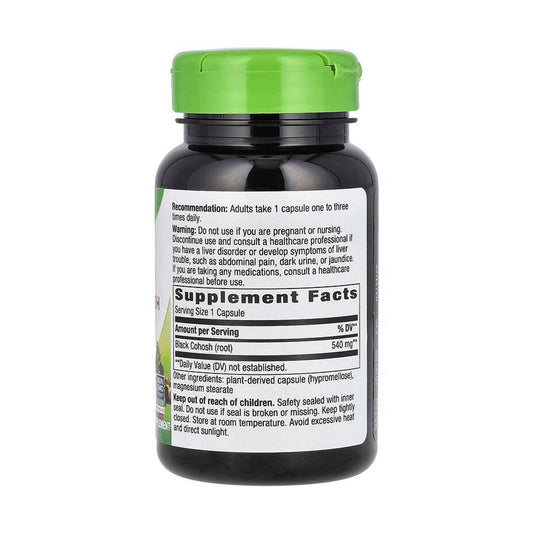 Black Cohosh Root (Menopauza), 540 mg, Nature's Way, 100 Capsule