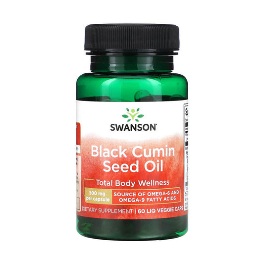 Black Cumin Seed Oil, (Chimen Negru), 500 mg, Swanson, 60 capsule SWE063