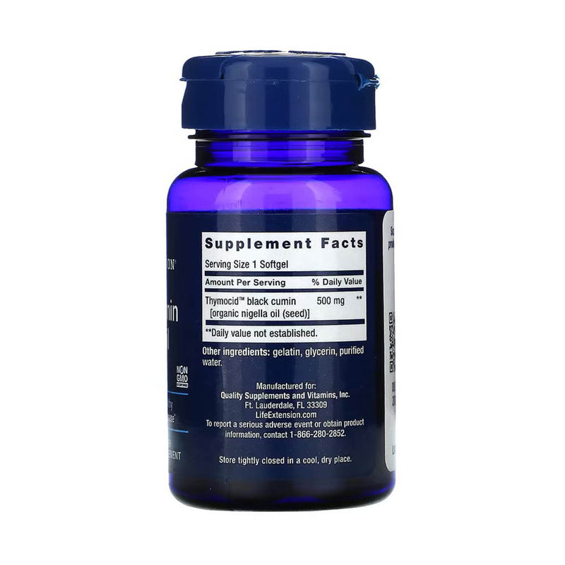 Încărcați imaginea în vizualizatorul Galerie, Black Cumin Seed Oil (Chimen Negru), Life Extension, 60 softgels
