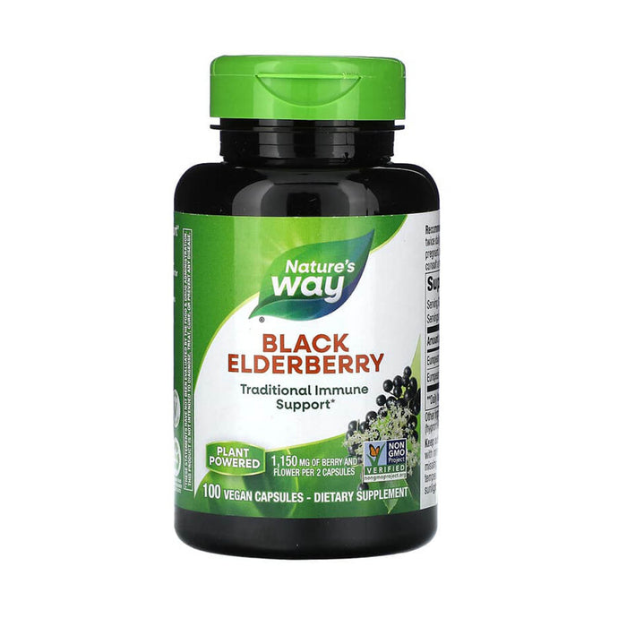Black Elderberry (Soc Negru), 575 mg, Nature's Way, 100 Capsule