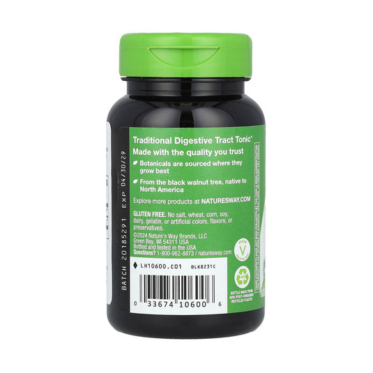 Black Walnut Hulls, 450 mg, Nature's Way, 100 Capsule