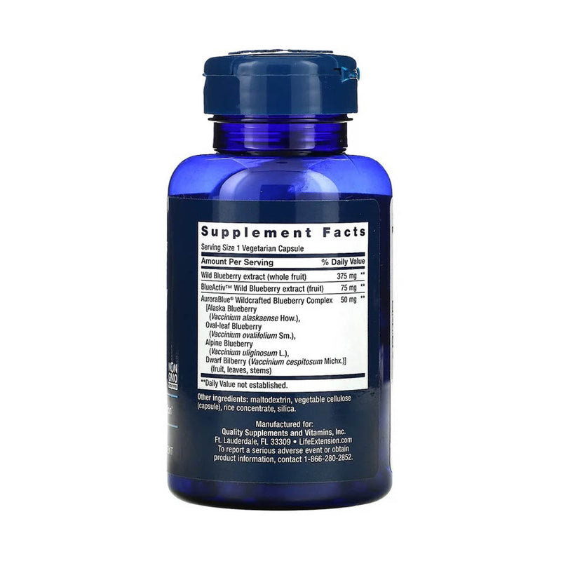 Încărcați imaginea în vizualizatorul Galerie, Blueberry (Extract de Afine), Life Extension, 60 capsule
