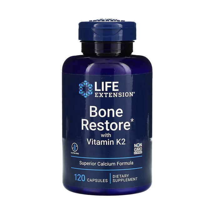 Bone Restore with Vitamin K2, Life Extension, 120 capsule