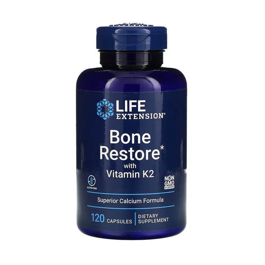 Bone Restore with Vitamin K2, Life Extension, 120 capsule