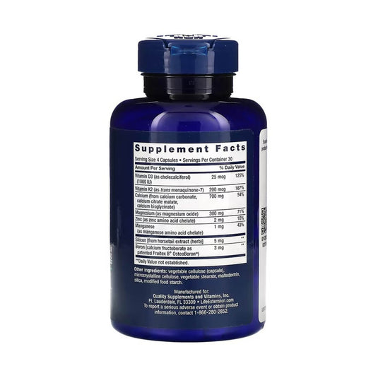 Bone Restore with Vitamin K2, Life Extension, 120 capsule