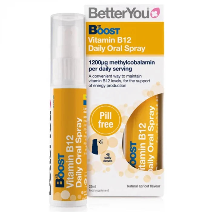 Boost B12 Vitamin Oral Spray, BetterYou, 25 ml