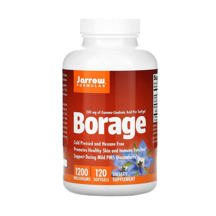 Borage, GLA-240, 1200 mg, Jarrow Formulas, 120 softgels
