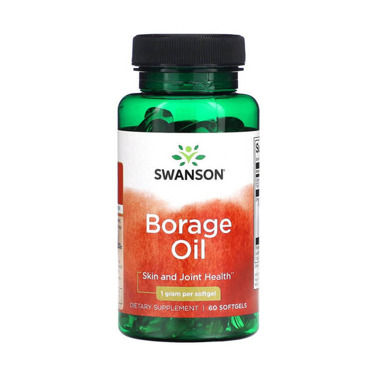 Borage Oil (Limba Mielului), 1000 mg, Swanson, 60 softgels SWE011