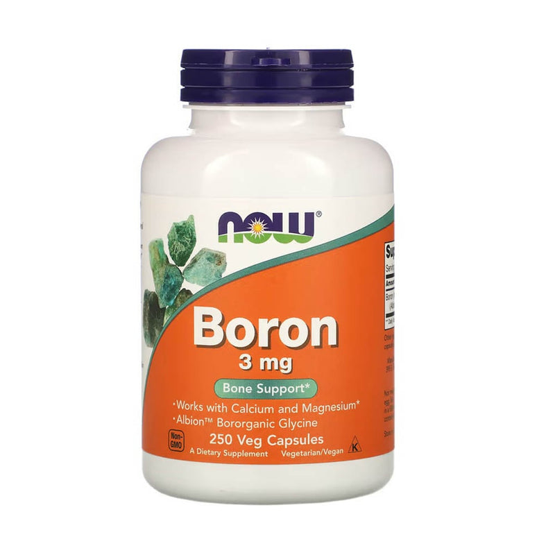 Încărcați imaginea în vizualizatorul Galerie, Boron (Bor) Mineral, 3 mg, Now Foods, 100 capsule
