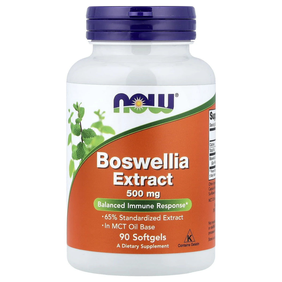 Boswellia Extract 500mg, Now Foods, 90 softgels