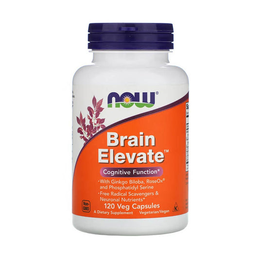 Brain Elevate, Cognitive Function, Now Foods, 60 capsule