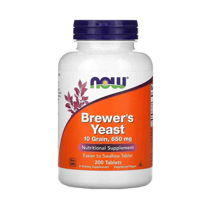 Brewer's Yeast Tablets (Drojdia de bere), Now Foods, 200 tablets