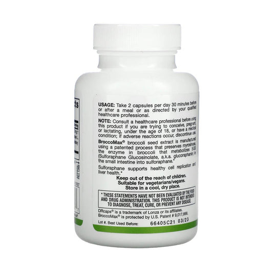 BroccoMax, (Sulforafan Glucozinolat), Jarrow Formulas, 60 capsule