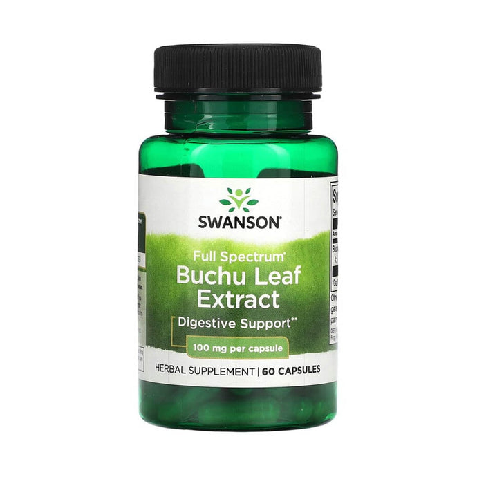 Buchu Leaf Extract (Bucco), 100 mg, Swanson, 60 capsule SW1265