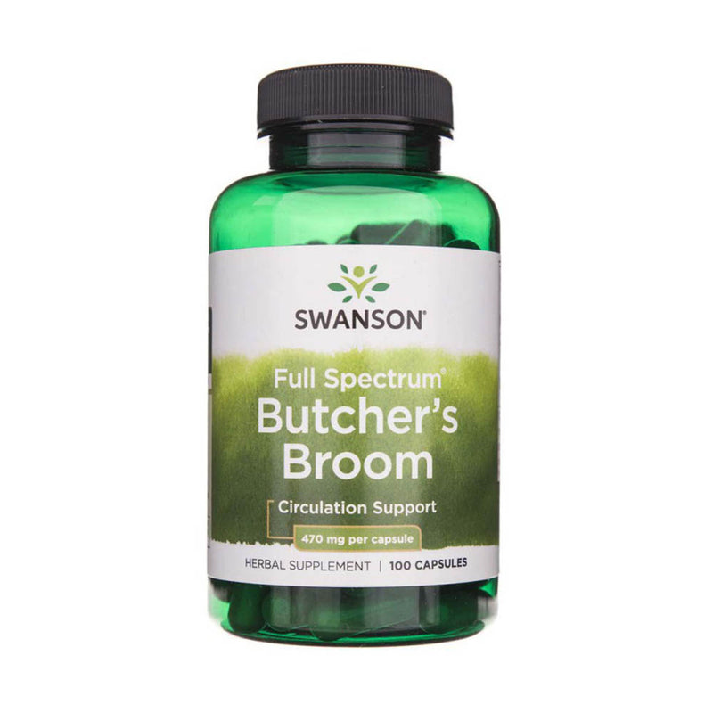 Încărcați imaginea în vizualizatorul Galerie, Butcher&#39;s Broom (Ghimpe Pădureț), 470 mg, Swanson, 100 capsule SW415
