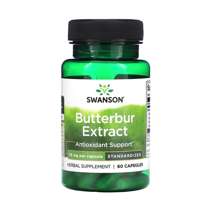 Butterbur Extract (Alinarea Migrenelor), 75 mg, Swanson, 60 capsule SWH192
