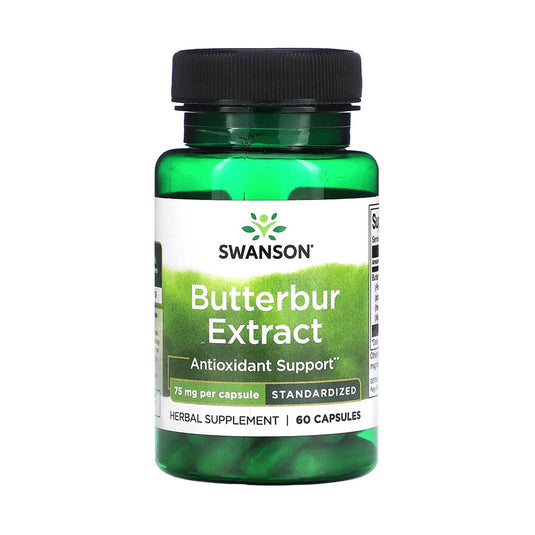 Butterbur Extract (Alinarea Migrenelor), 75 mg, Swanson, 60 capsule SWH192