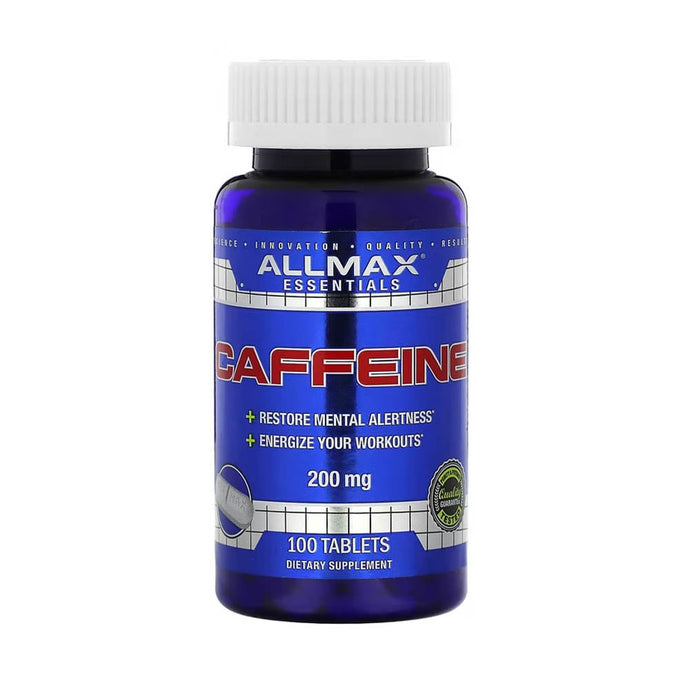 Caffeine (Cofeină), 200 mg, ALLMAX, 100 tablete