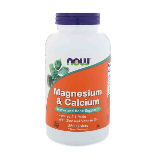Calcium & Magnesium with Vit D and Zinc, Now Foods, 120 softgels