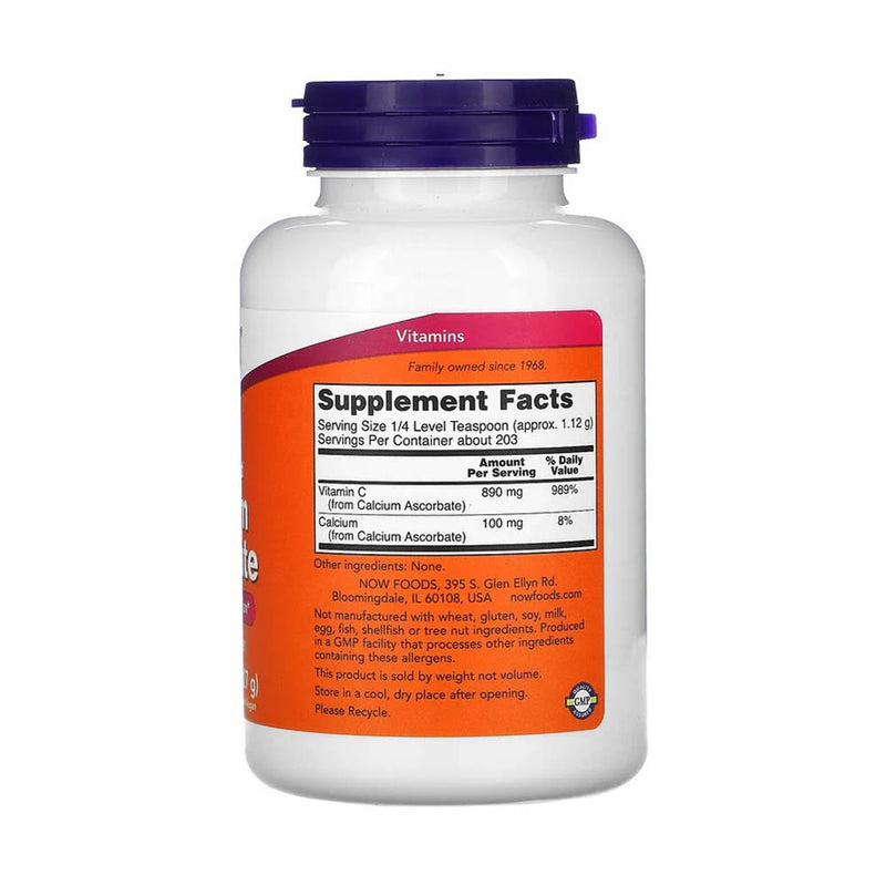 Încărcați imaginea în vizualizatorul Galerie, Calcium Ascorbate, Pure Buffered Powder Vitamin C, Now Foods, 227g
