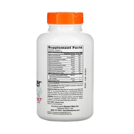 Calcium Bone Maker Complex, Doctor's Best, 180 capsule