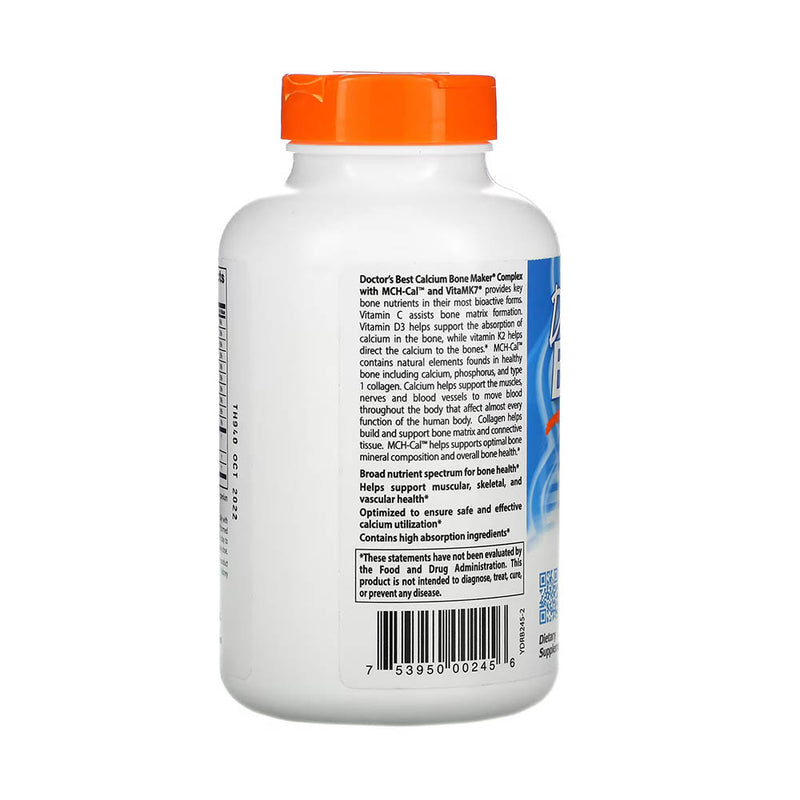 Încărcați imaginea în vizualizatorul Galerie, Calcium Bone Maker Complex, Doctor&#39;s Best, 180 capsule
